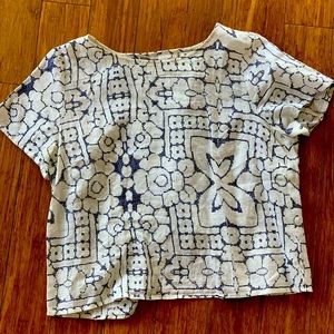 Madewell Open Back Crop